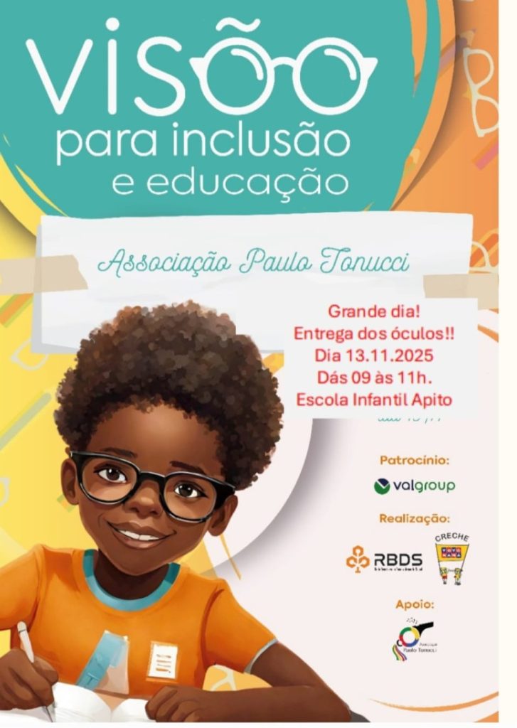 Lista das crianças e adolescentes que irão receber óculos do Projeto Visão para Inclusão e Educação